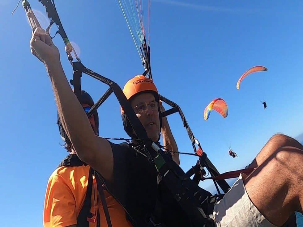 vuelo didactico escuela de parapente