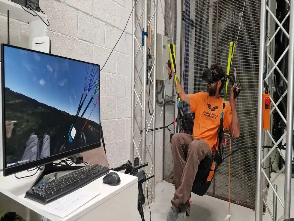 curso avanzado parapente simulador vr